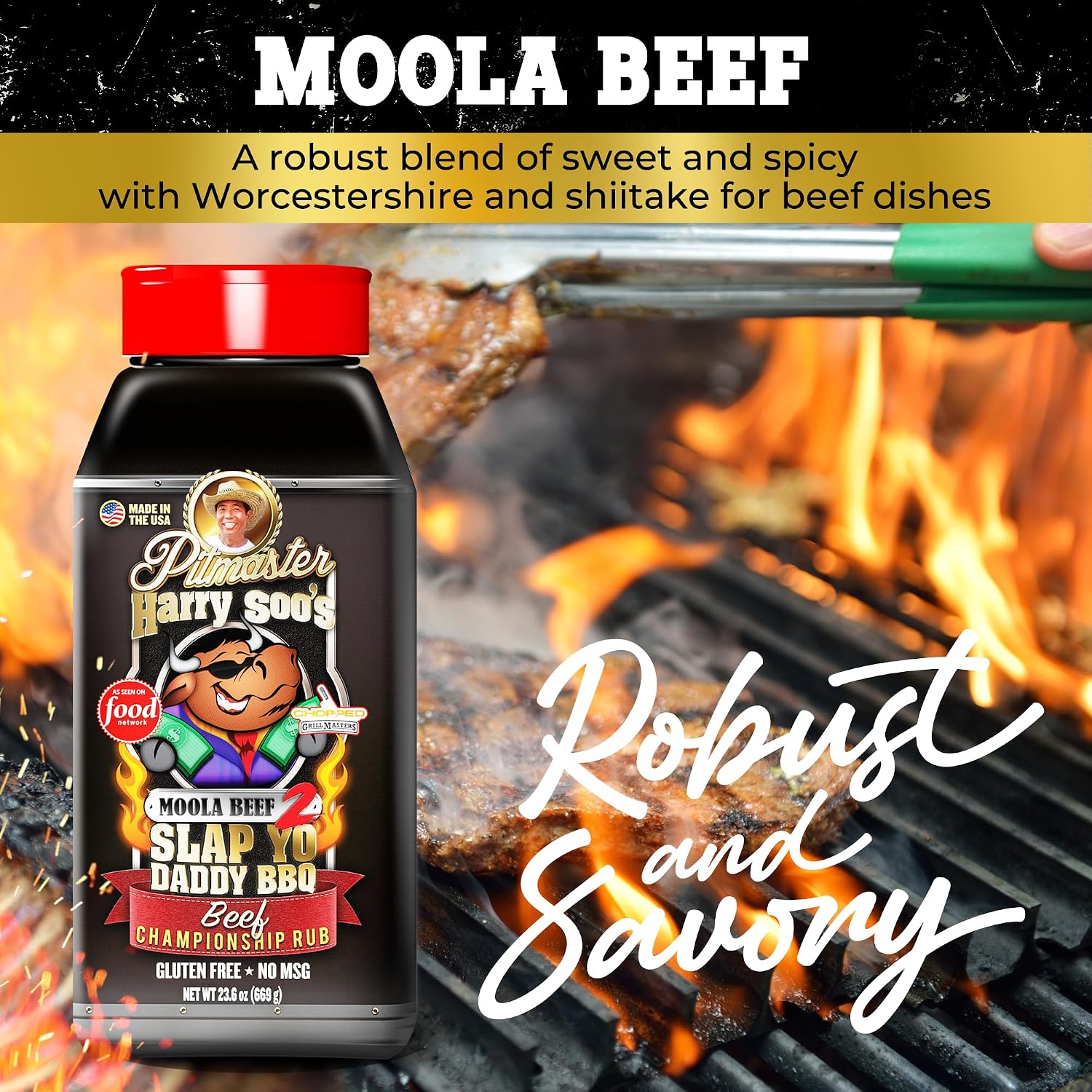 Slap Yo Daddy BBQ Rub Seasoning Jailbird Chicken - Award-Winning Poultry Seasoning Chicken Rub for Grilling and Smoking From Pitmaster Harry Soo - No MSG, Gluten-Free - 9.8 oz