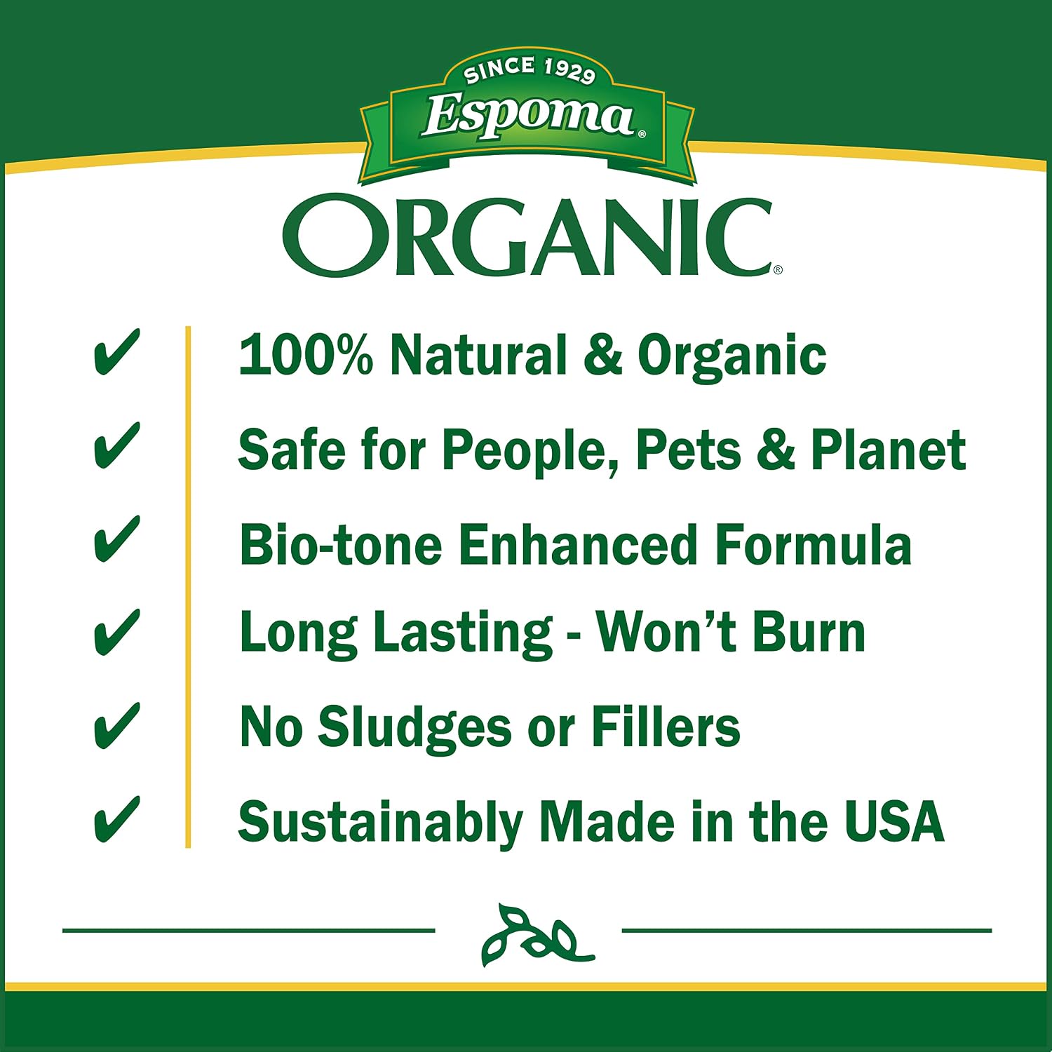 Espoma EOLF28 Organic All Season Lawn Food, 28-Pound