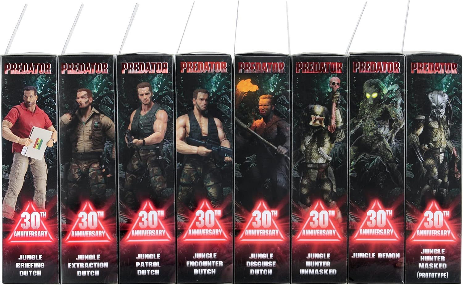 NECA - Predator - 7" scale action figure - 30th anniversary Jungle Extraction Dutch | Predator 30th Anniversary 7 Inch Action Figure Special Series
