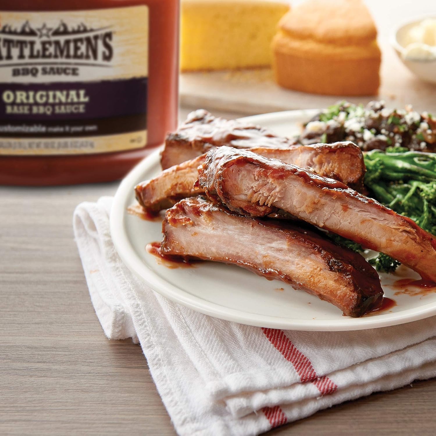 Cattlemen's Original Base BBQ Sauce, 1 gal - One Gallon Container Customizable Barbecue Sauce Base for Chefs, Ideal for Ribs, Briskets, Sauces for Salads, Seafood and More