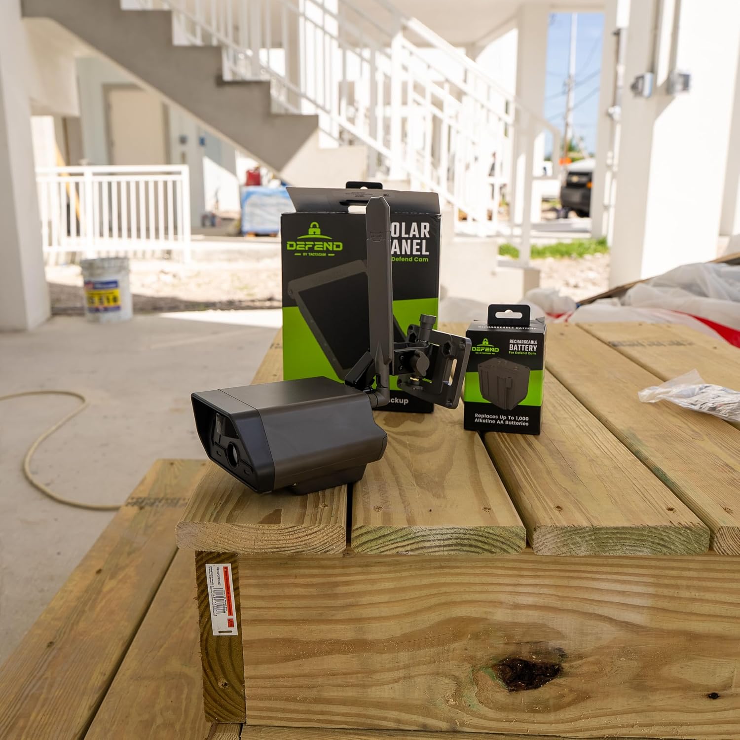 TACTACAM Defend Rechargeable Battery for Security Camera | Reusable power source, enables off-grid deployment anywhere