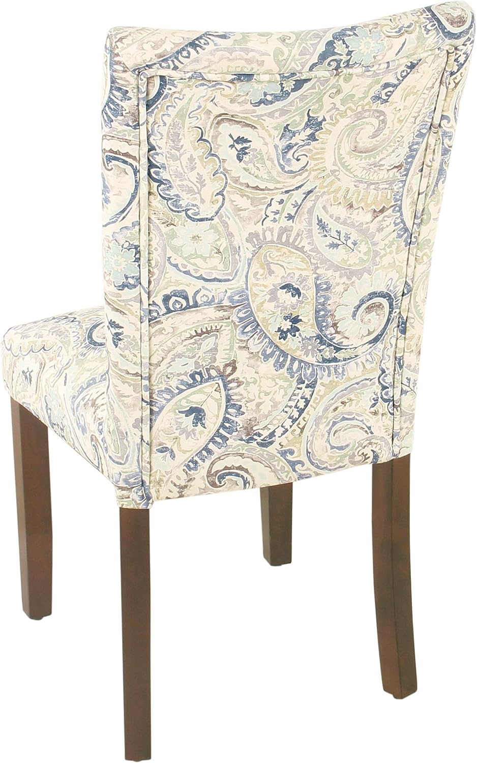 Homepop Home Decor | Classic Upholstered Parsons Dining Chairs | Set of 2 Accent Dining Chairs with Nailhead Trim, Natural Linen