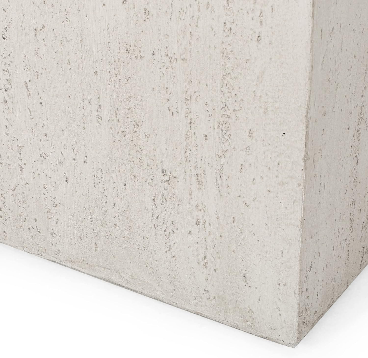 Christopher Knight Home Vanessa Outdoor Modern Large Cast Stone Rectangular Planter, White