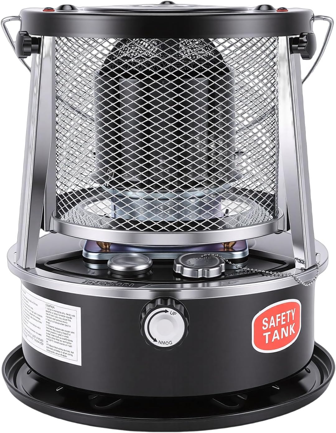 Kerosene Heater Portable Adjustable Height 2.6KW Efficient Space Heater for Camping Garage Home Use