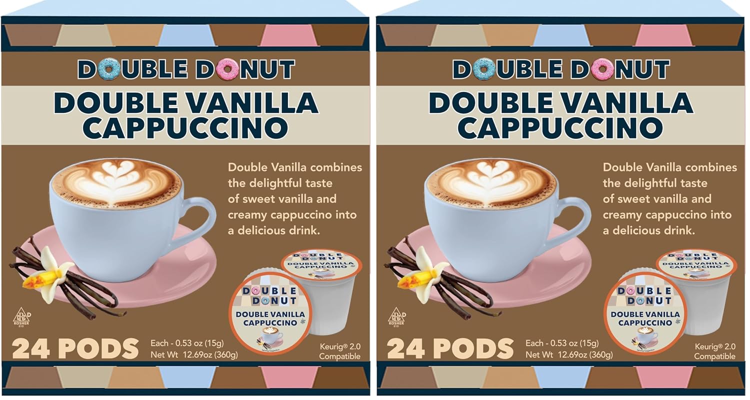 Double Donut Coffee Breakfast Blend Coffee Pods, Light Roast Coffee in Recyclable Single-Serve Pods for Keurig K Cups Brewer Machines, 80 Count Bulk Pack, original version