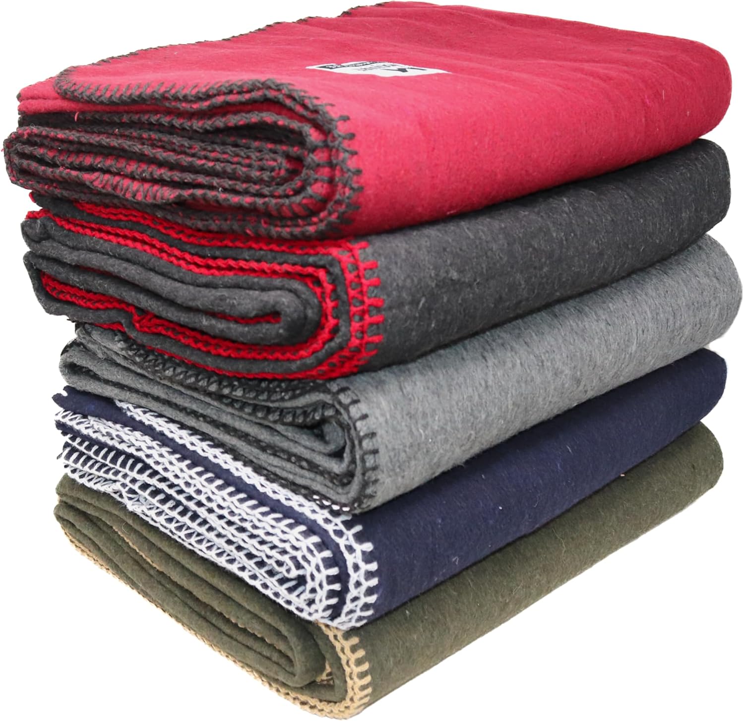 M MCGUIRE GEAR Heavy Duty Wool Blanket, Survival, Emergency, and First Aid Use – Mil-Spec, Fire Retardant