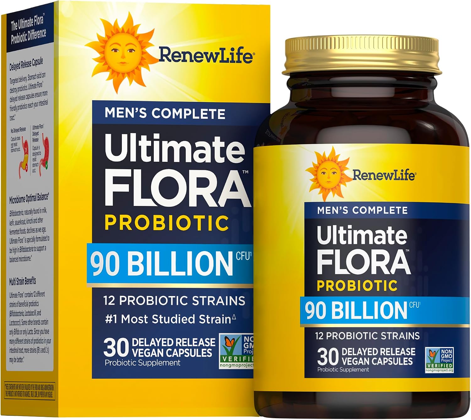 Renew Life Ultimate Flora Probiotic 80 Billion CFU | 31 Strains