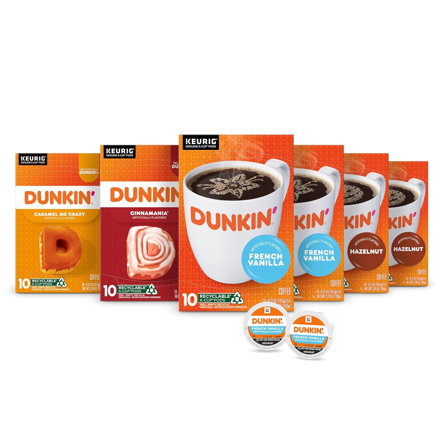 Dunkin Donuts Original Flavor Coffee K-Cups For Keurig K Cup Brewers (16 Count)