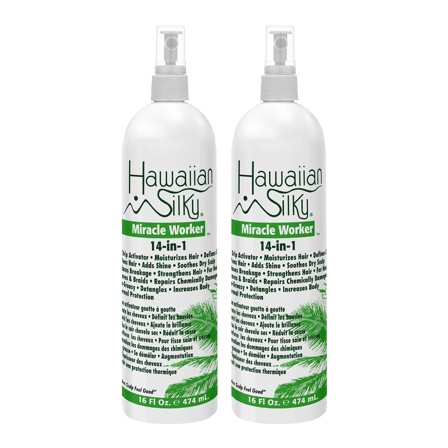 Hawaiian Silky 14 In 1 Miracle Worker Conditioner 16Oz (Pack of 4)