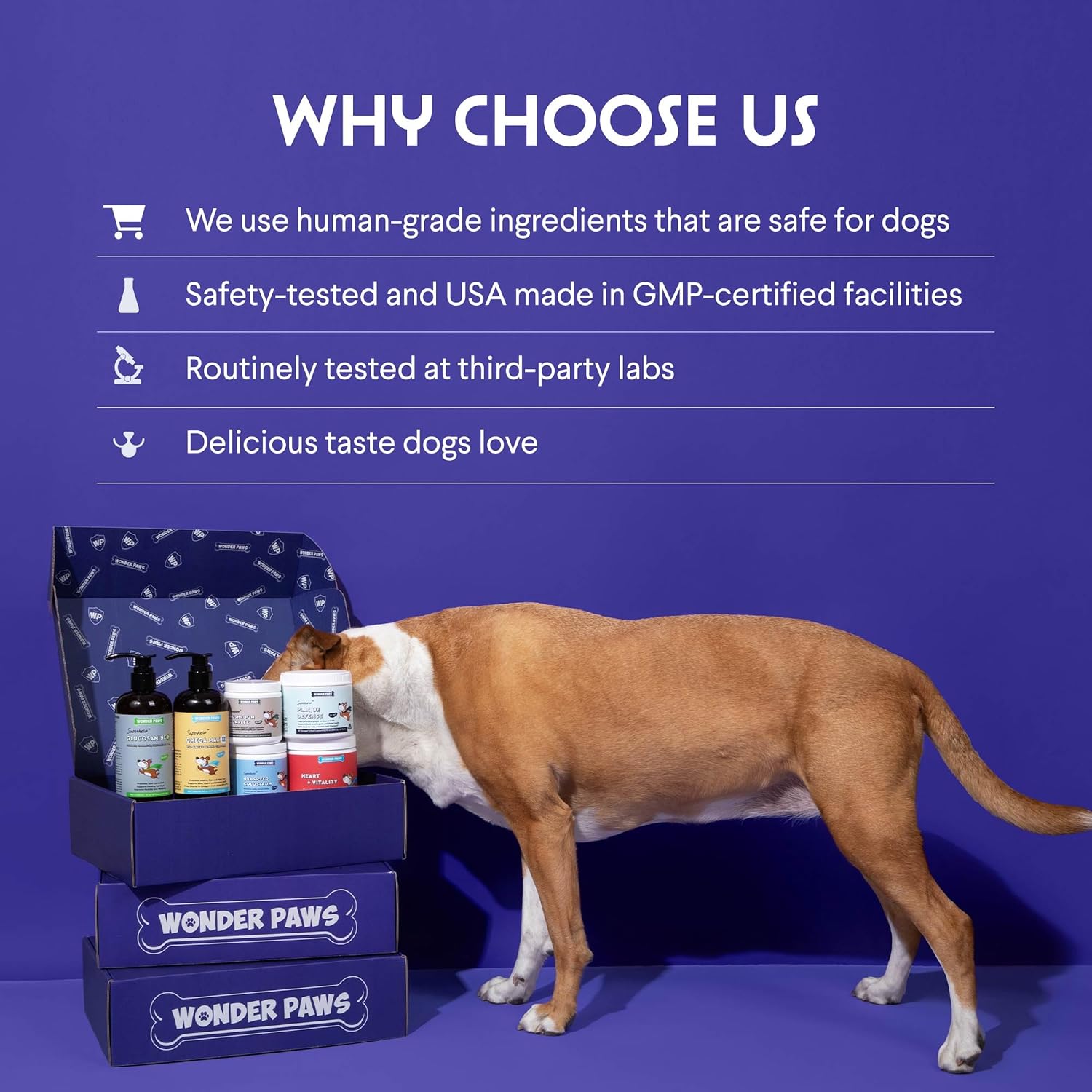 Wonder Paws Cardio Support for Dogs – Cardiovascular Chews Heart Health, Circulation, Energy & Weight Management - with L-Carnitine, Hawthorn Berry