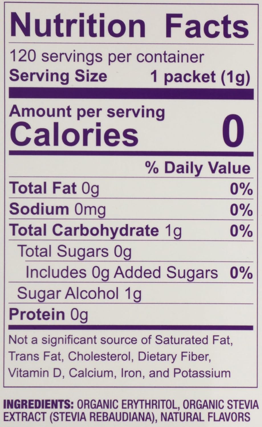 Wholesome Sweeteners Organic Stevia Packets, 75 Count, 1 Case, (Packaging May Vary)
