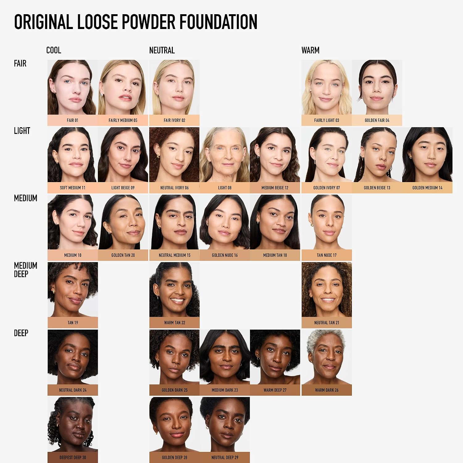 bareMinerals Original Loose Powder Foundation SPF 15 - Powder Face Makeup with Added Sun Protection - Sheer to Full Coverage Foundation
