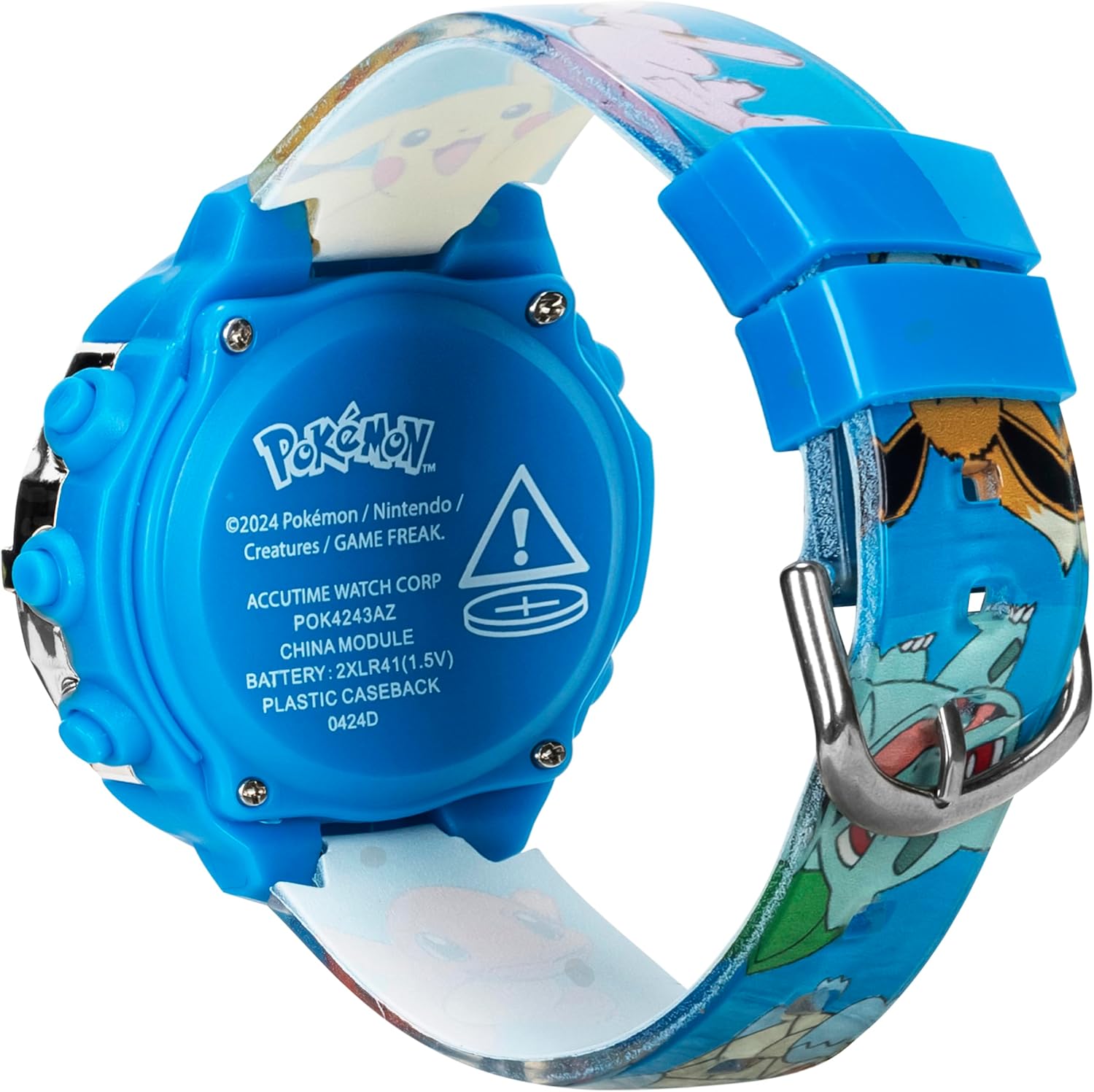 Accutime Kids Pokemon Digital LCD Quartz Watch for Boys, Girls, and Adults All Ages