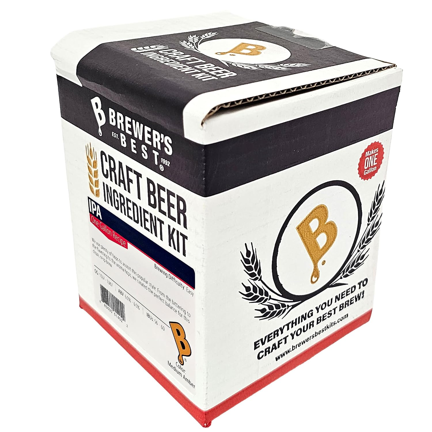 Home Brew Ohio One gal Beer Ingredient Kit IPA(India Pale Ale)