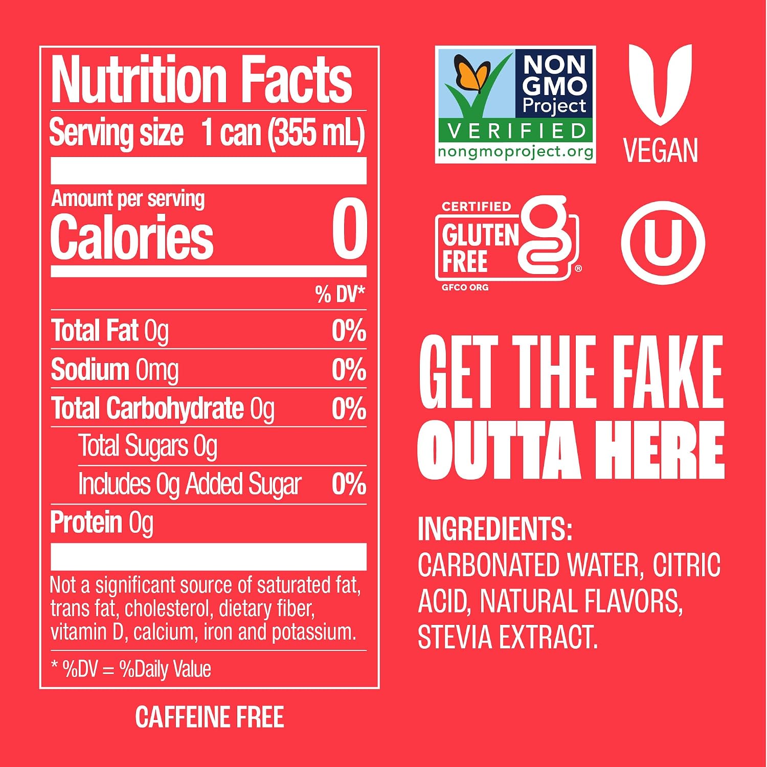 Zevia Zero Calorie Soda, Orange, 12 Ounce Cans (Pack of 6)