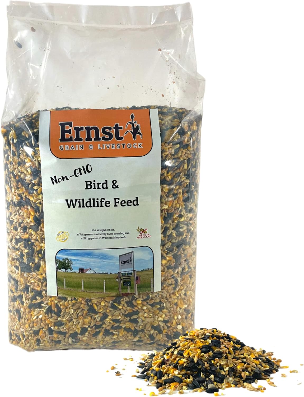 Ernst Grain & Livestock's Bird and Wildlife Feed – Perfect for Birds, Ducks, Squirrels, Turkeys, Rabbits, Geese