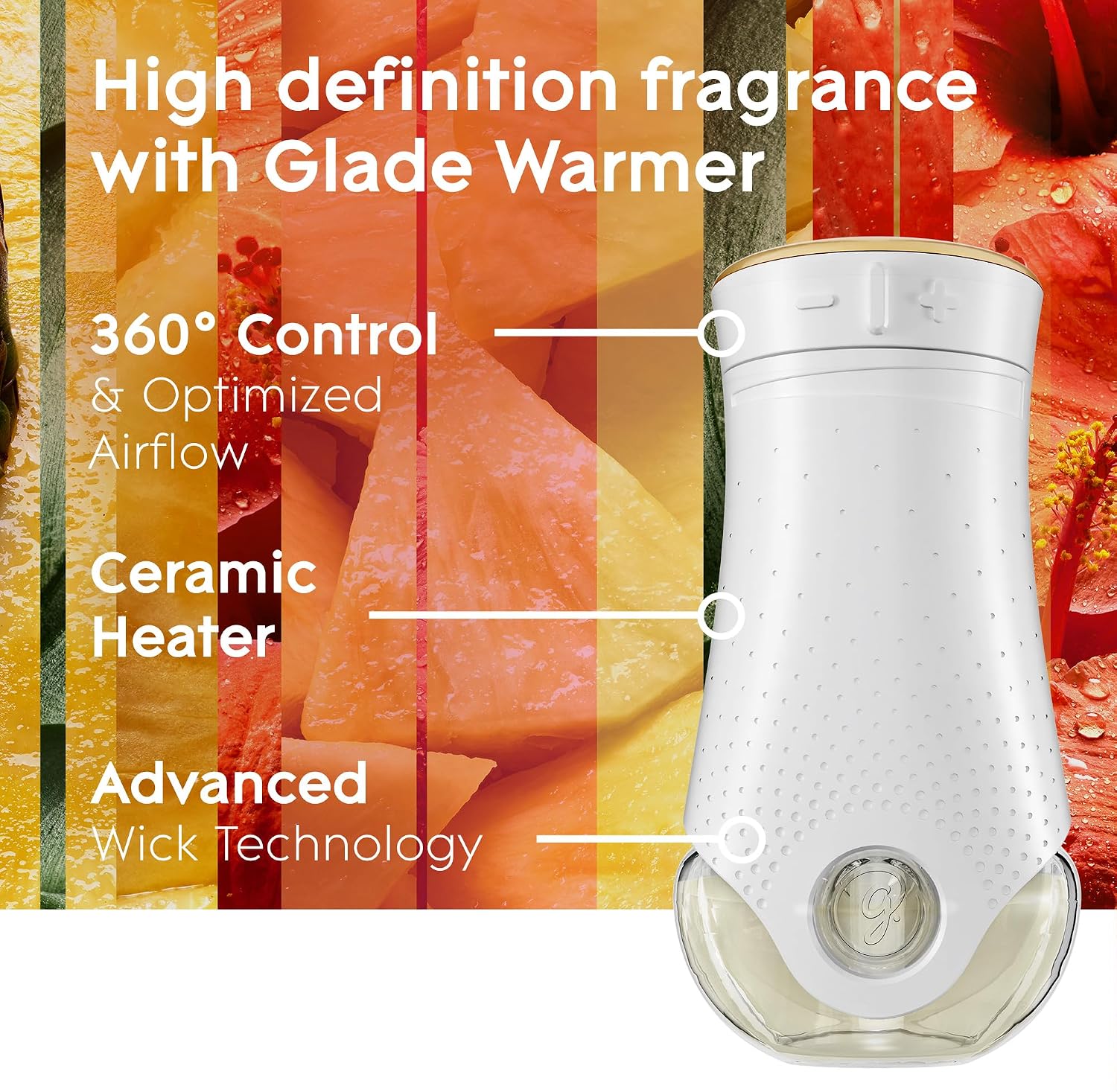 Glade PlugIns Refills Air Freshener, Scented and Essential Oils for Home and Bathroom, Cashmere Woods, 2.01 Fl Oz, 3 Count