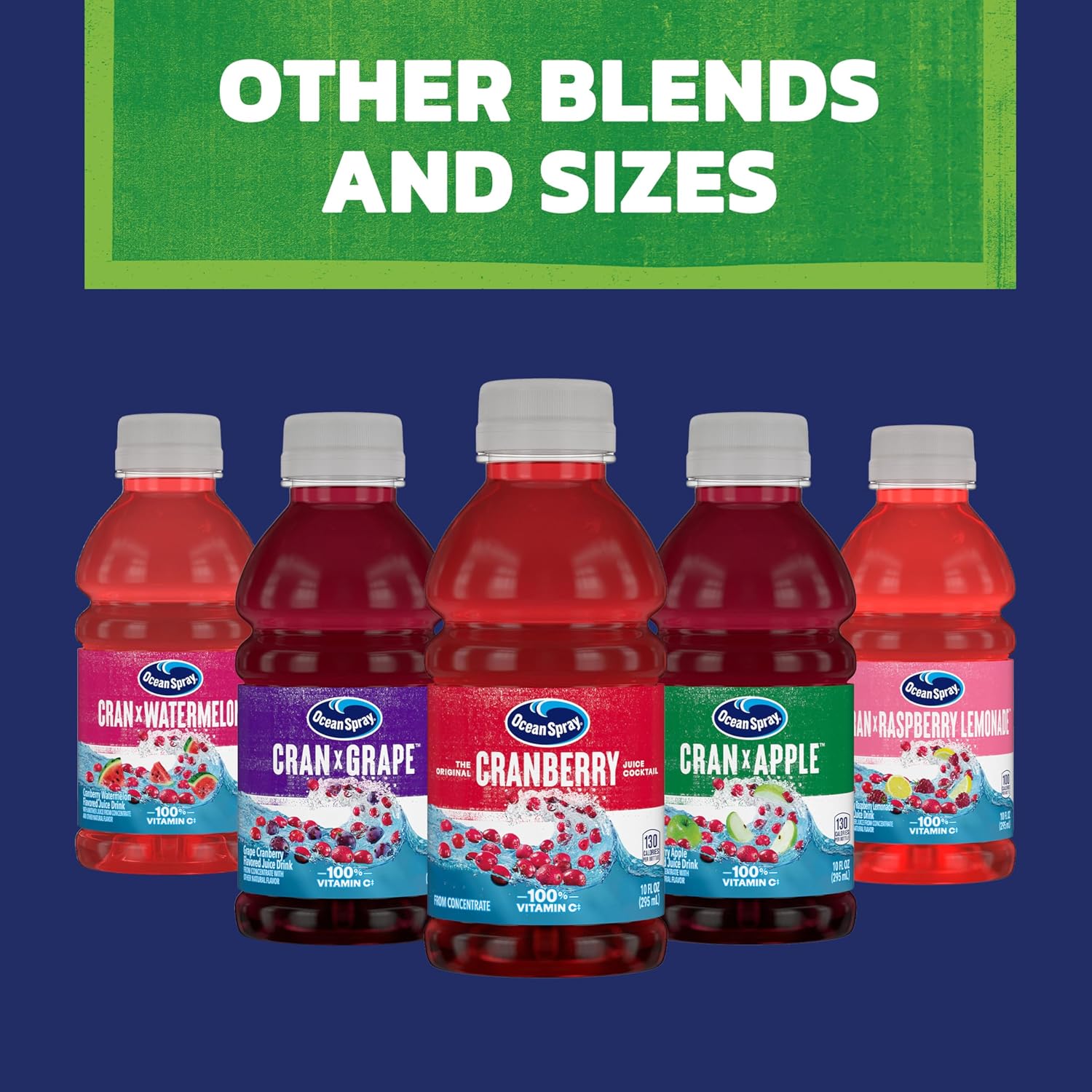 Ocean Spray Cran-Apple Juice Drink, 10 Ounce Bottle (Pack of 6)