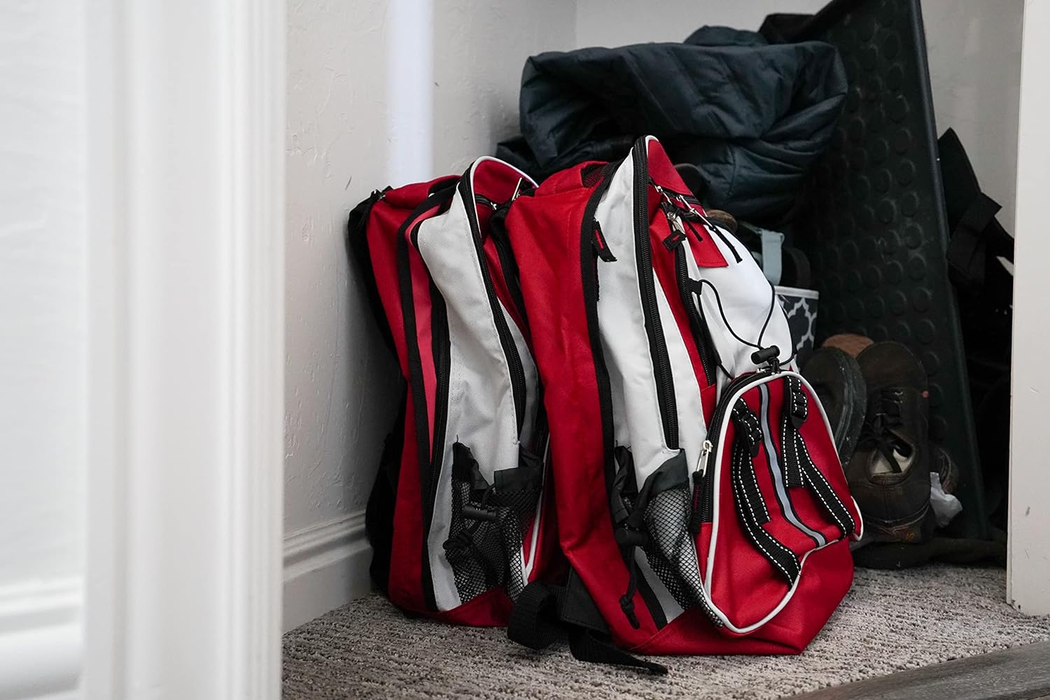 Blue Seventy-Two - Pro Series - Red Deluxe 72 Hour Emergency Backpack Survival Kit for 1 Person | Survival Kits for Emergencies (Includes Water