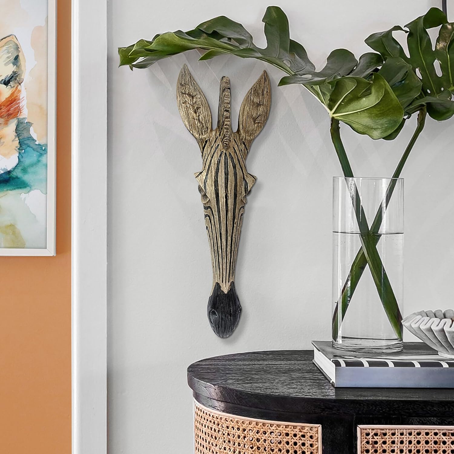 Design Toscano Animal Mask of the Savannah Wall Sculpture: Giraffe