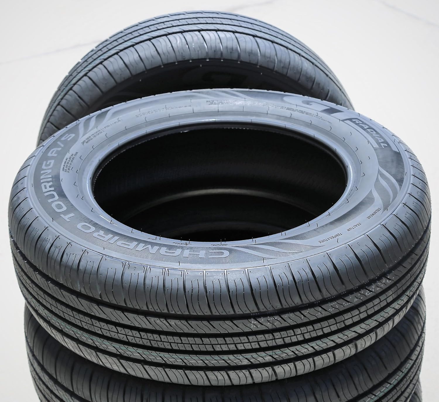 GT Radial Champiro Touring A/S 215/60R16 95H | Passenger Touring All Season Traction 95H Rated Standard Load Radial Construction Black Sidewall Tire