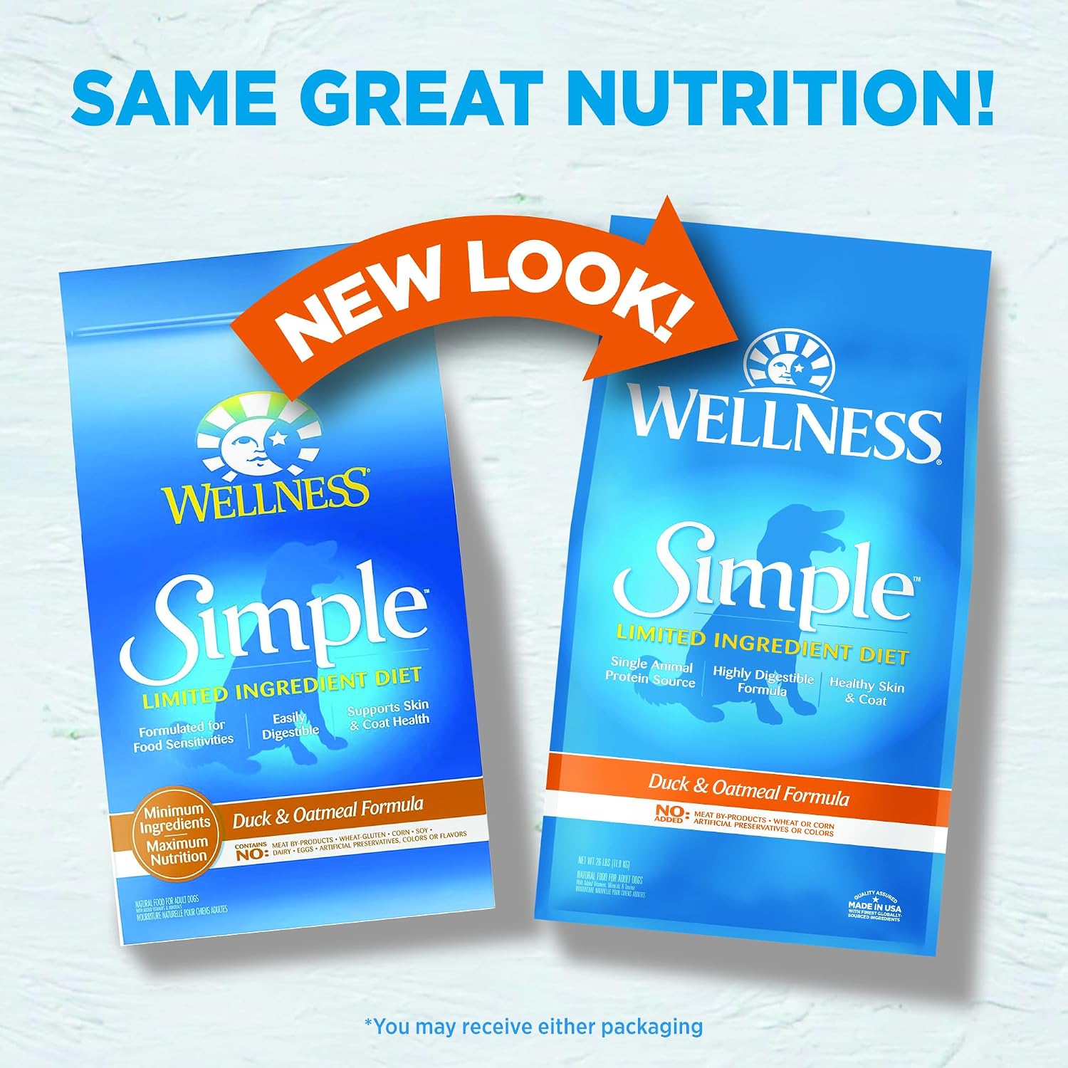 Wellness Simple Limited Ingredient Small Breed Adult Dry Dog Food, Grain Free Kibble, Sensitive Stomach, Skin & Coat Support, Natural, Chicken Free, Salmon and Potato Recipe, 10.5 lb Bag