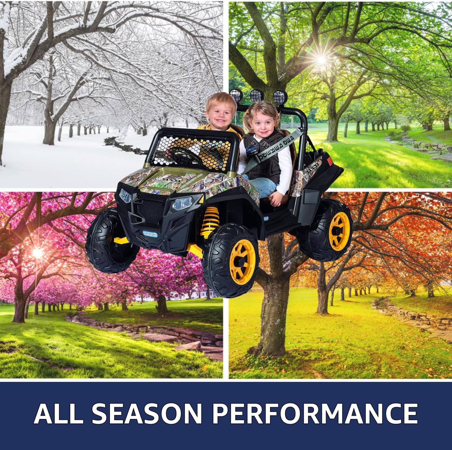 Peg Perego Official 12 Volt Replacement Battery for Ride on Toys. All Season Performance. Works with John Deere, Polaris
