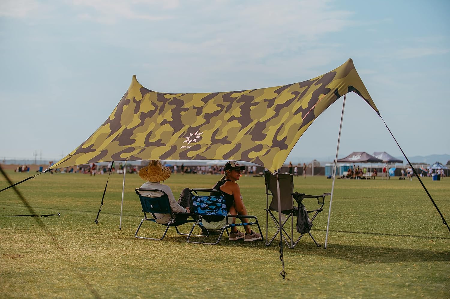 Neso Sidelines Grande Sports Tent - Lightweight and Portable Sun Shelter and Shade Tent for Outdoor Activities - Patented Reinforced Corners - UPF