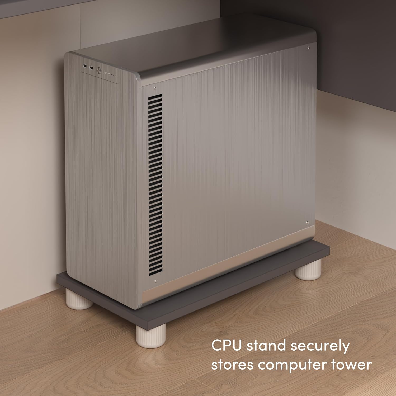Bestar Connexion U-Shaped Workstation with Three Drawers, 72W, Slate/Sandstone | With Three Drawers; Durable 1" commercial grade work surface with melamine finish that resist scratches; for home office use