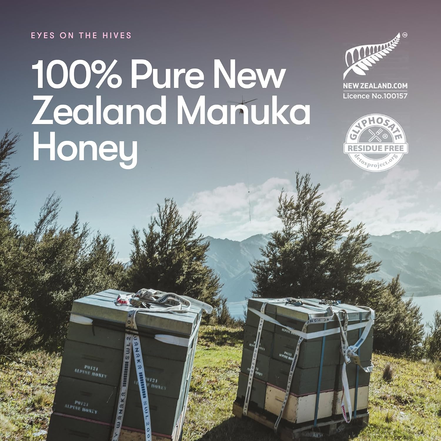 Raw Manuka Honey UMF 24+ MGO 1122+, UMF Certified, 3rd Party Tested, 8.8oz
