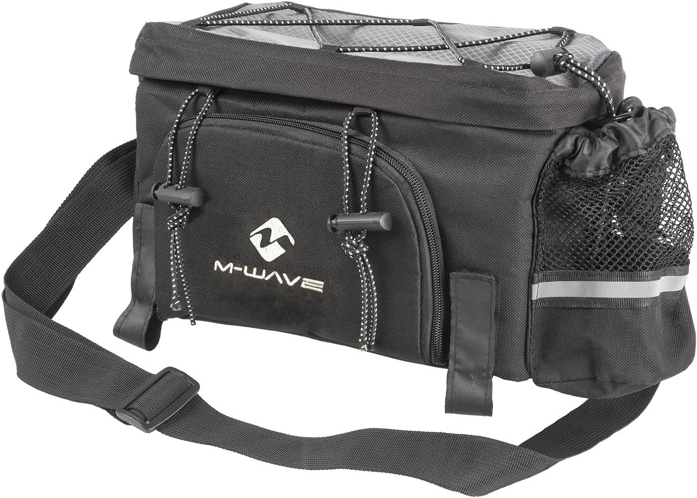 M-Wave Unisex's Amsterdam Bicycle Top Case-Black, Large | bike-panniers-and-rack-trunks