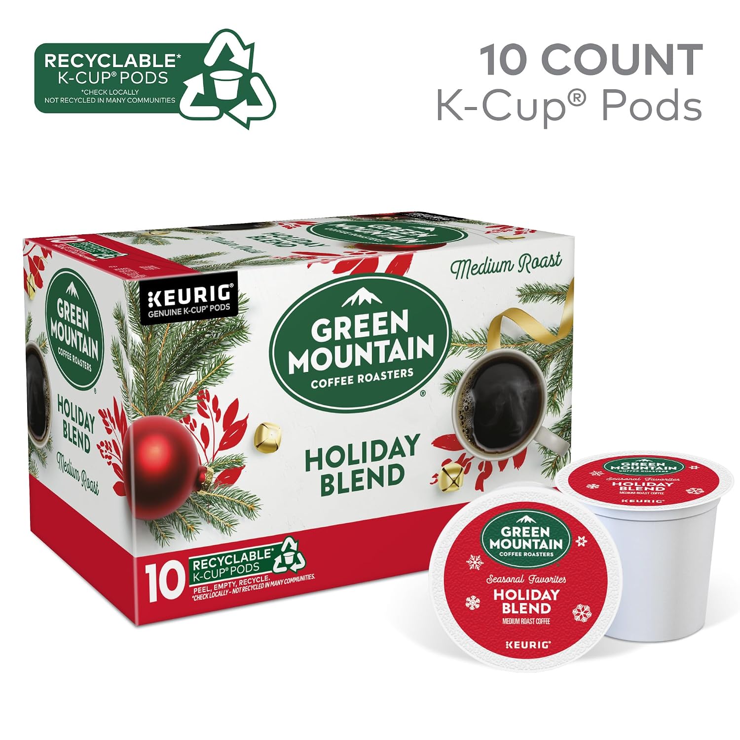 Green Mountain Coffee Nantucket Blend Keurig Single-Serve K-Cup Pods, Medium Roast Coffee, 96 Count