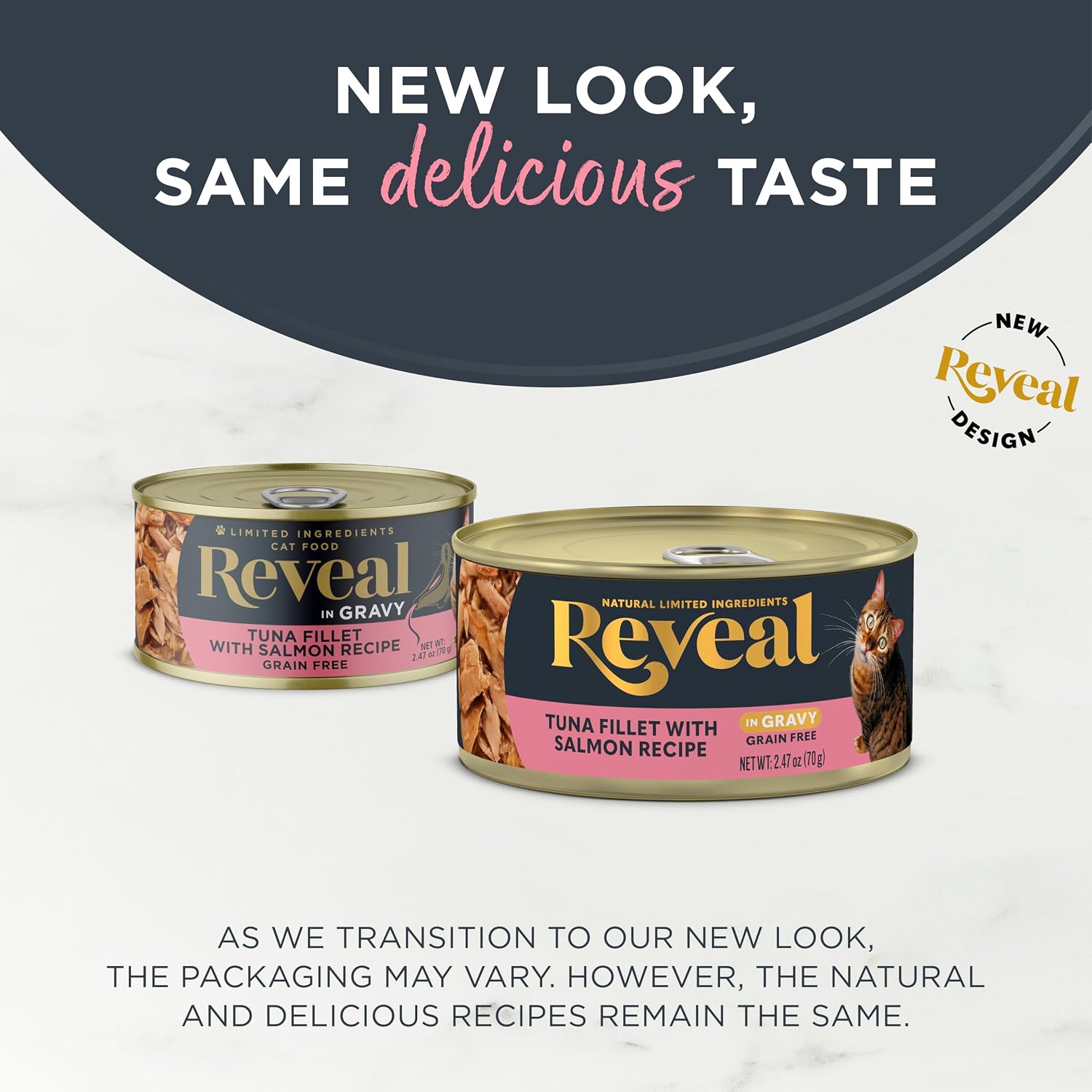 Reveal Tuna in Gravy Wet Cat Food 24-Pack 2.47 oz Cans