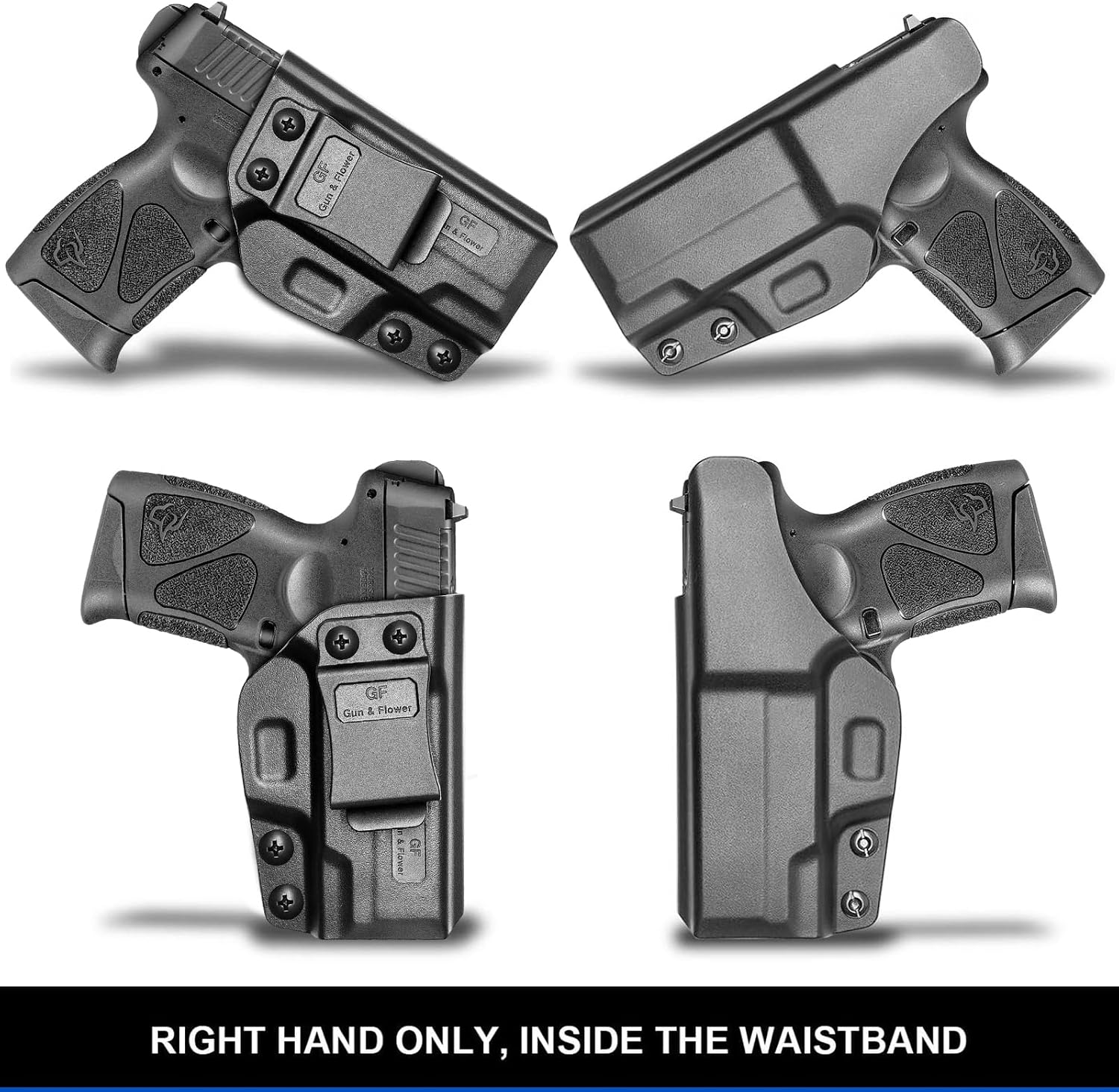 Taurus G2C & G3C Polymer IWB Holster Concealed Carry | Adj. Cant & Retention | Inside Waistband | Compatible with Taurus G3C/ G2C/ G2S/ PT111/ PT140