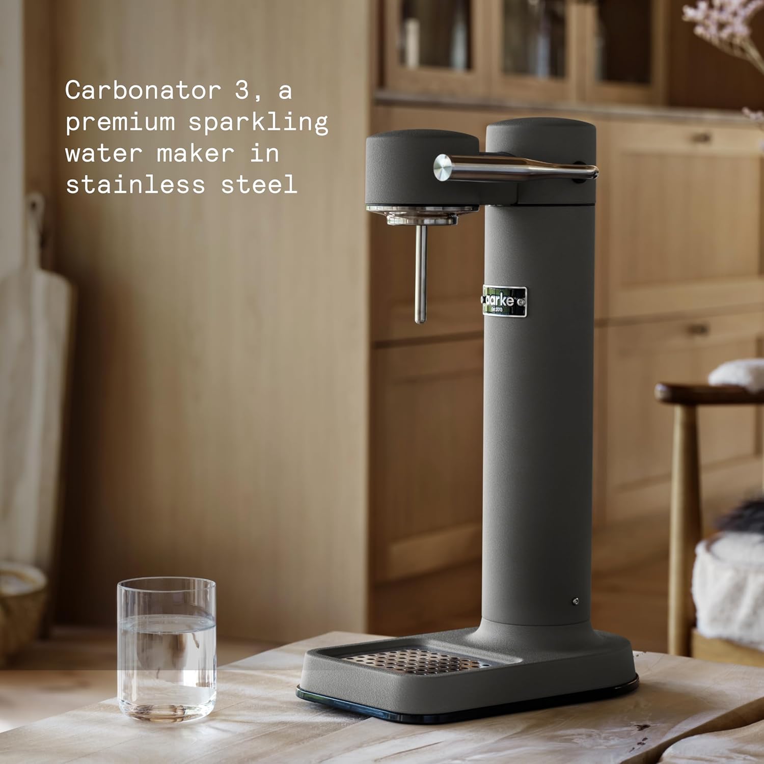 Aarke Carbonator 3 - Premium Sparkling Water Maker, Matte Black