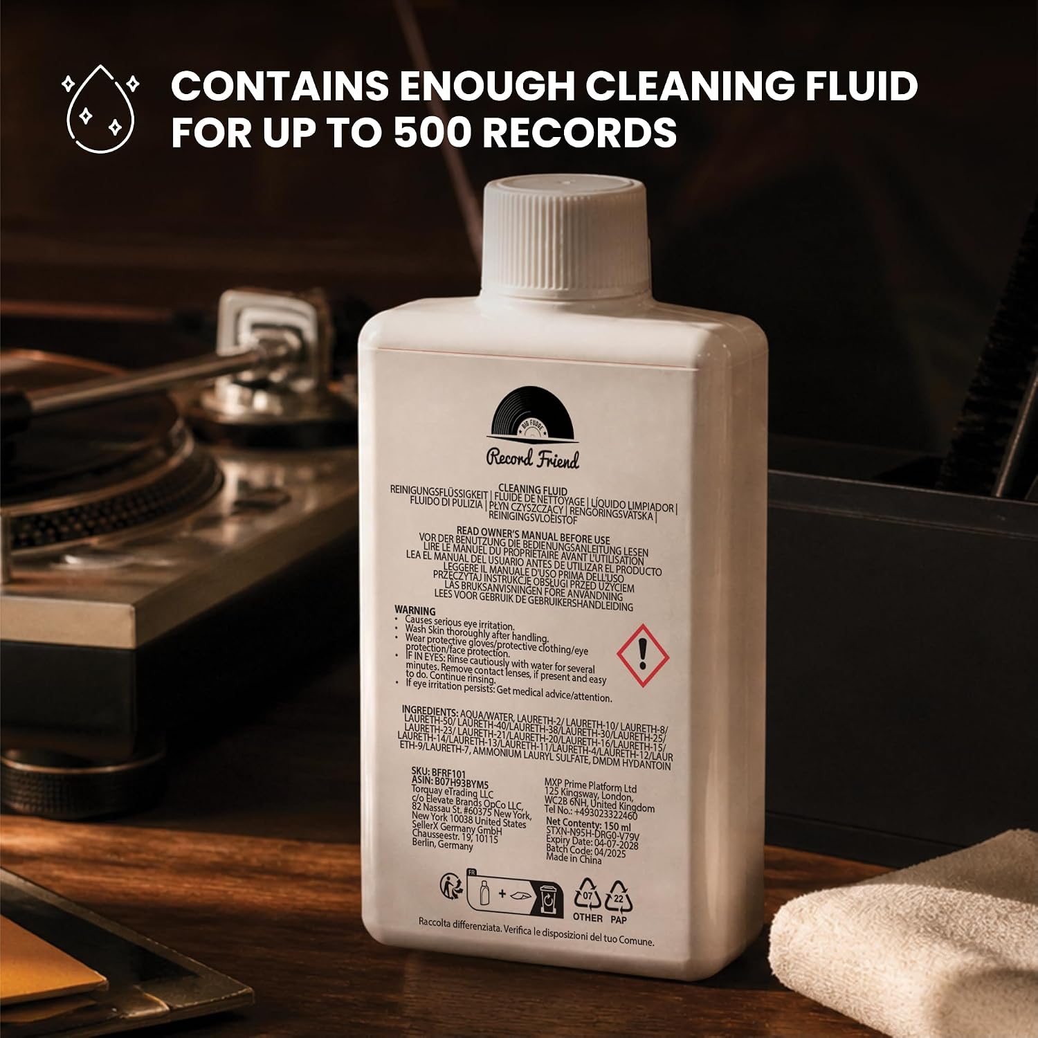 Big Fudge Vinyl Record Cleaner Kit – Cleaning Machine with care Solution