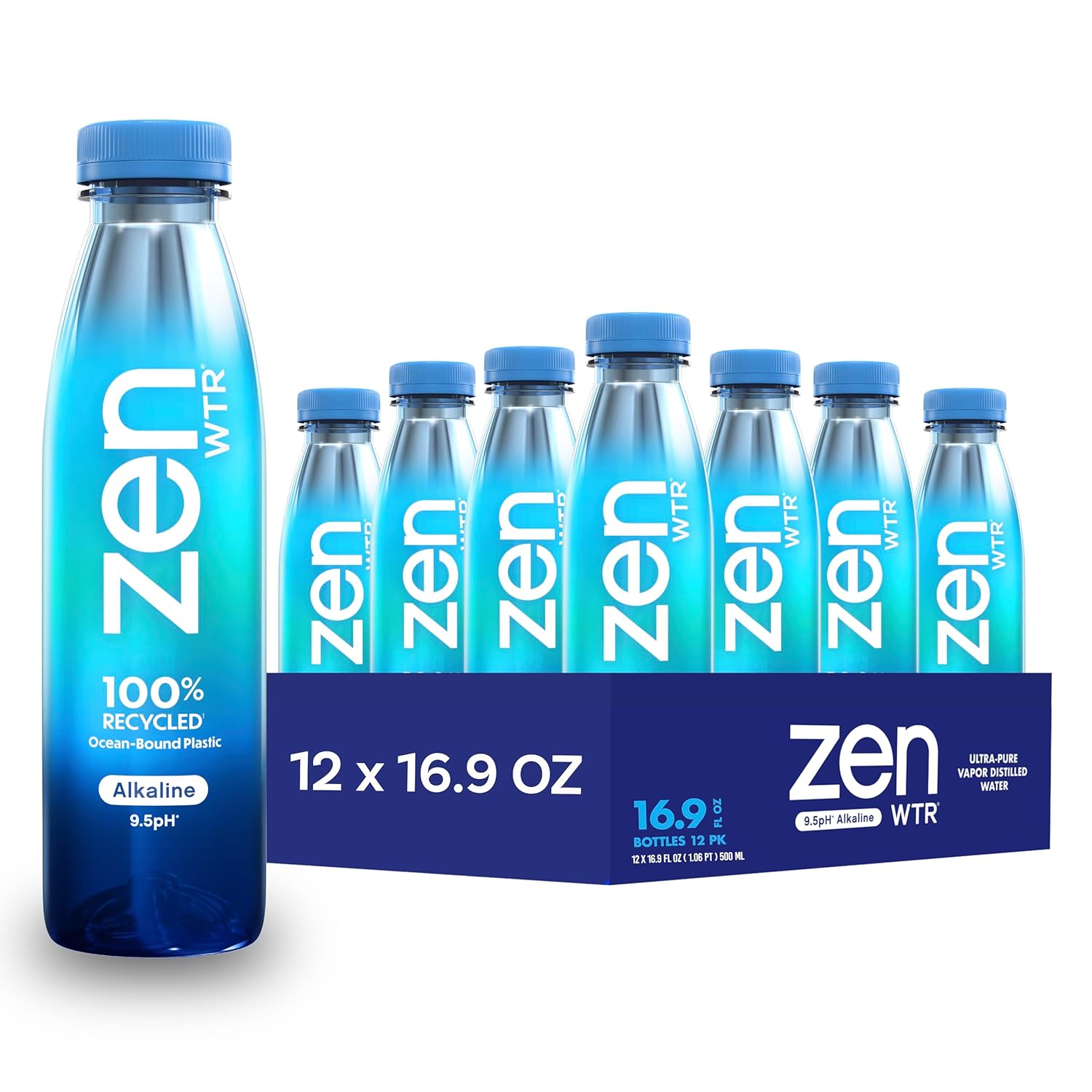 ZenWTR, Alkaline Water, 1.5 Liter