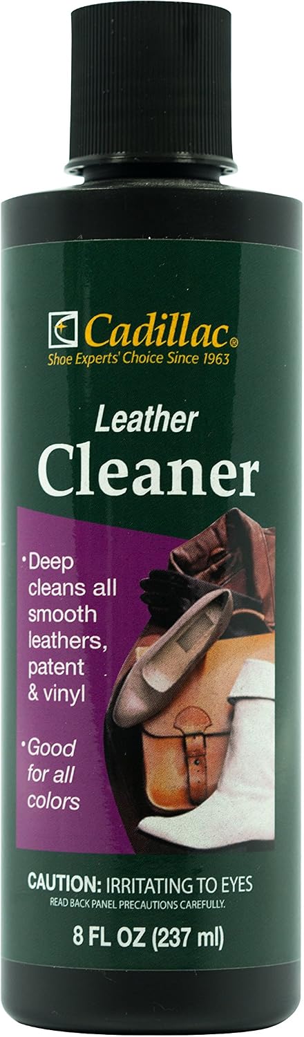 Cadillac Leather Cleaner, Shoes, Boots, Handbags, Auto | Removes dirt, grime and salt from finished leathers. For furniture and upholstery.