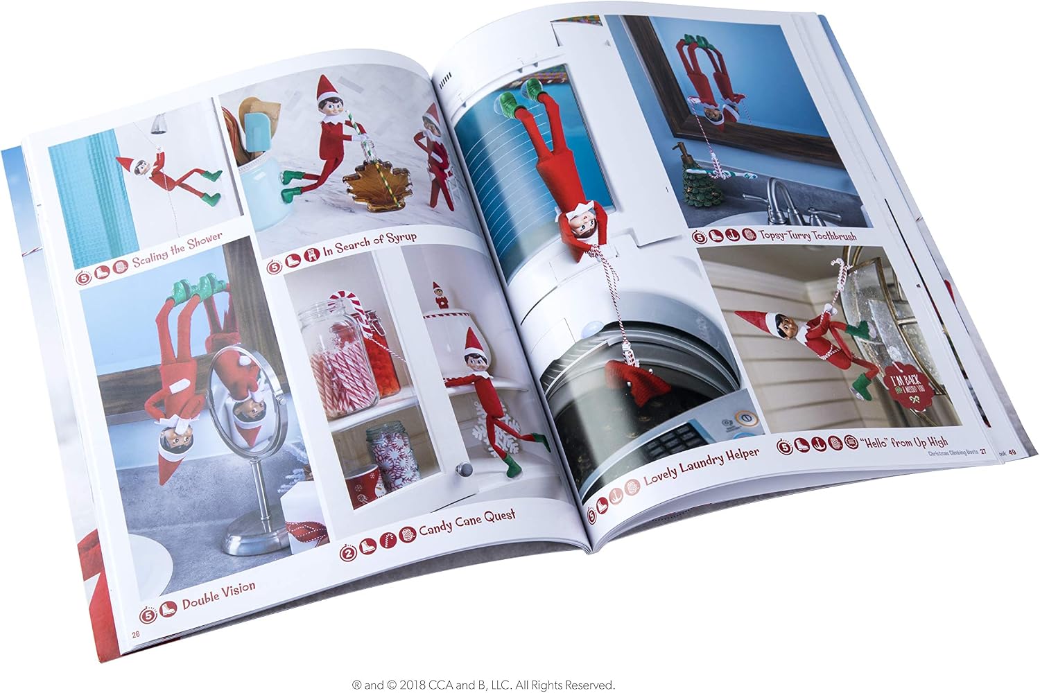 The Elf on the Shelf Elves at Play Tools and Tips for Your Scout Elf - 60-Page Guide Book with 100+ Quick and Easy Ideas and 15 Scout Elf Tools