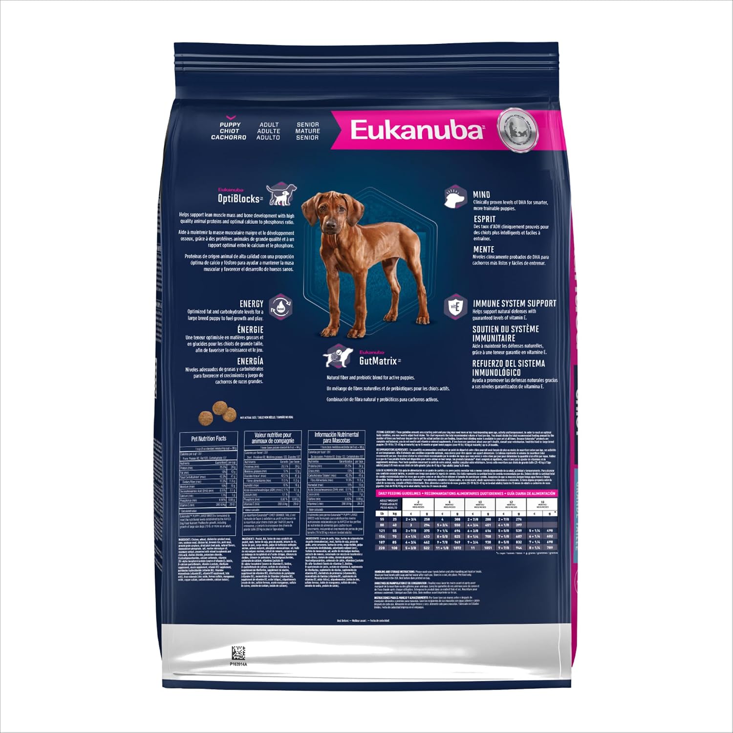 Eukanuba Puppy Large Breed Dry Dog Food, 4.5 lb Bag.