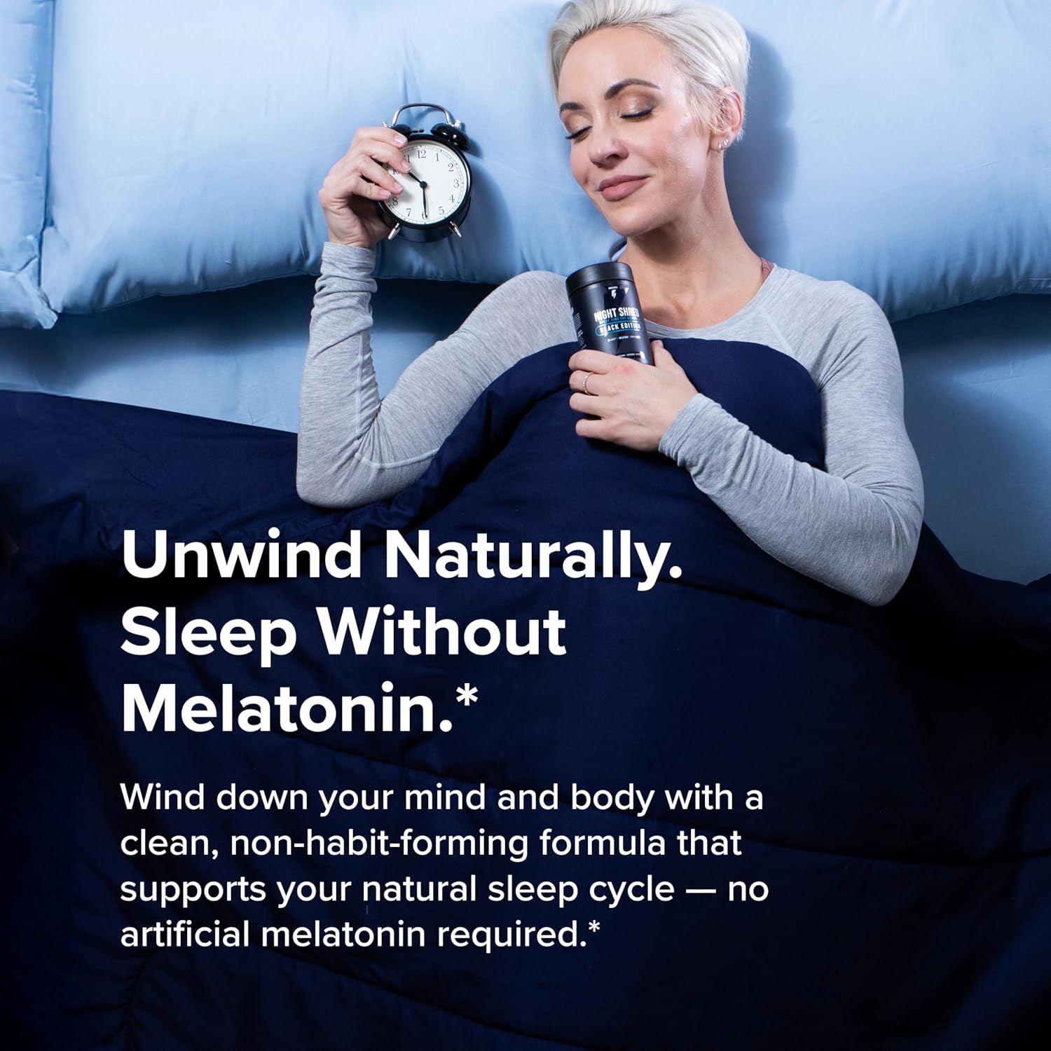 Night Shred Night Time Fat Burner & Natural Sleep Support, 30 Servings