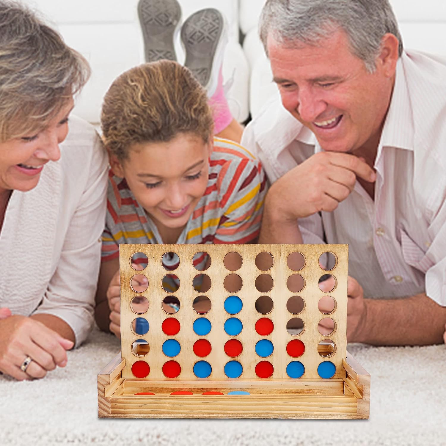 Glintoper Tic Tac Toe & 4 in a Row Tables Game Set