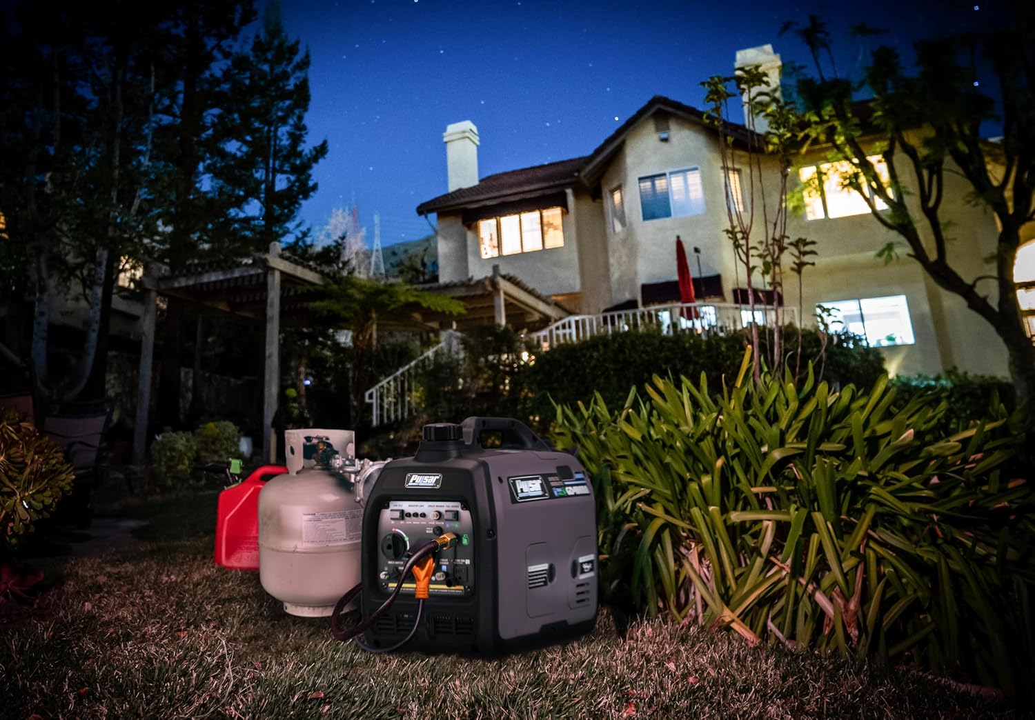 Pulsar 2,300W Portable Gas-Powered Quiet Inverter Generator With USB Outlet & Parallel Capability, Carb Compliant, G2319N