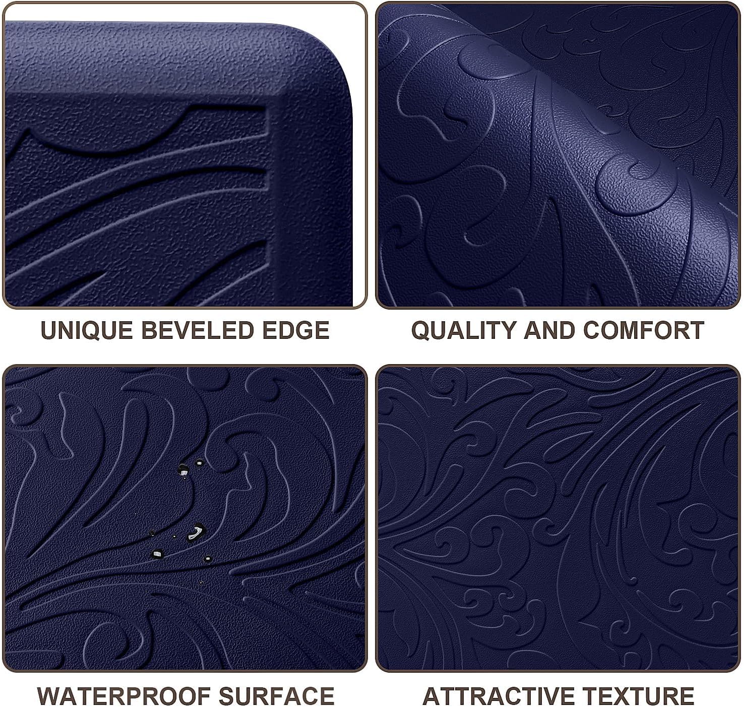 Kitchen Mat Cushioned Anti-Fatigue Comfort Standing Mat Rug for Home,Office