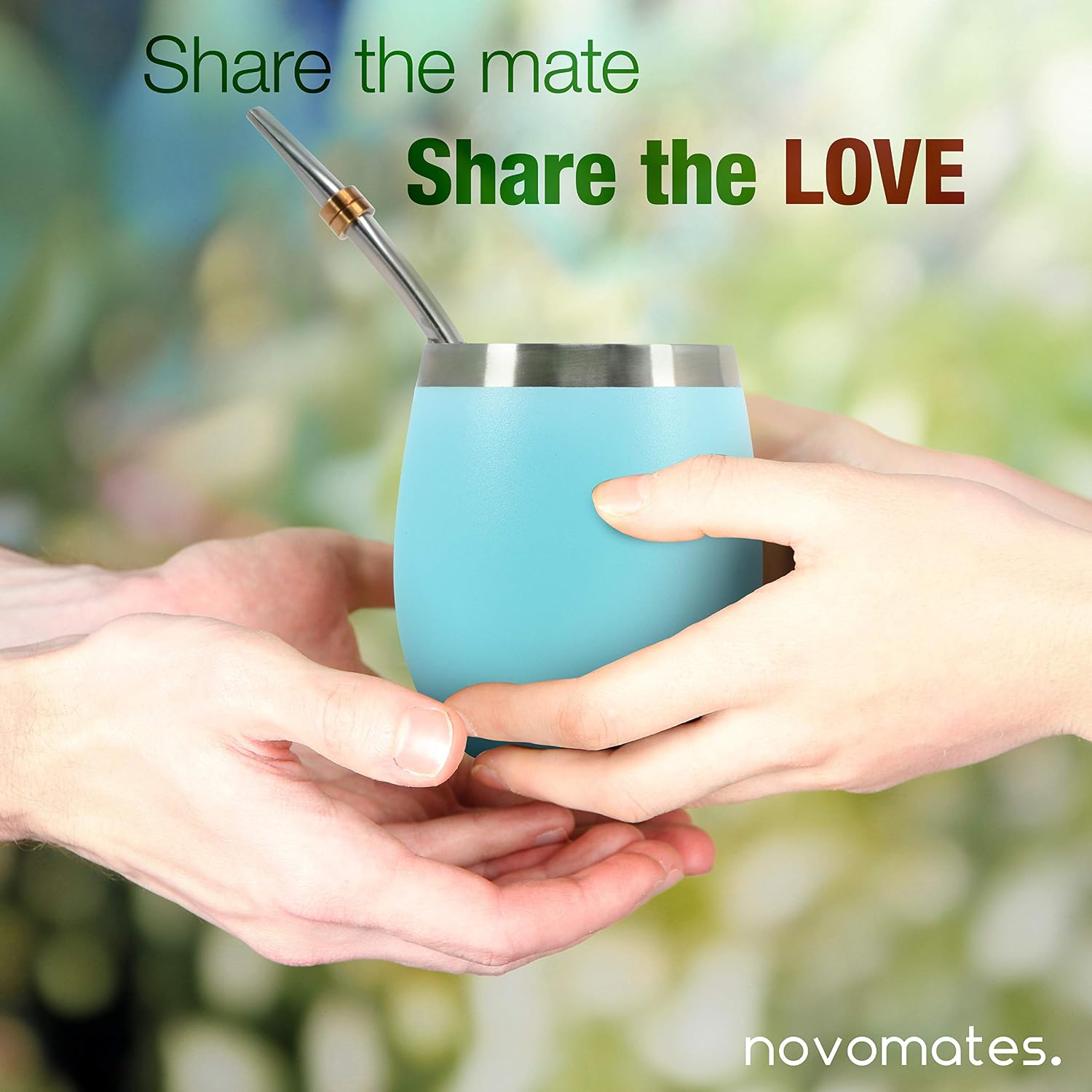 [NEW] Mate Cup and Bombilla Set - Mate Gourd - Includes Double Wall Stainless Steel Yerba Mate Tea Cup with Stanley Steel Mate Straw – Bombilla