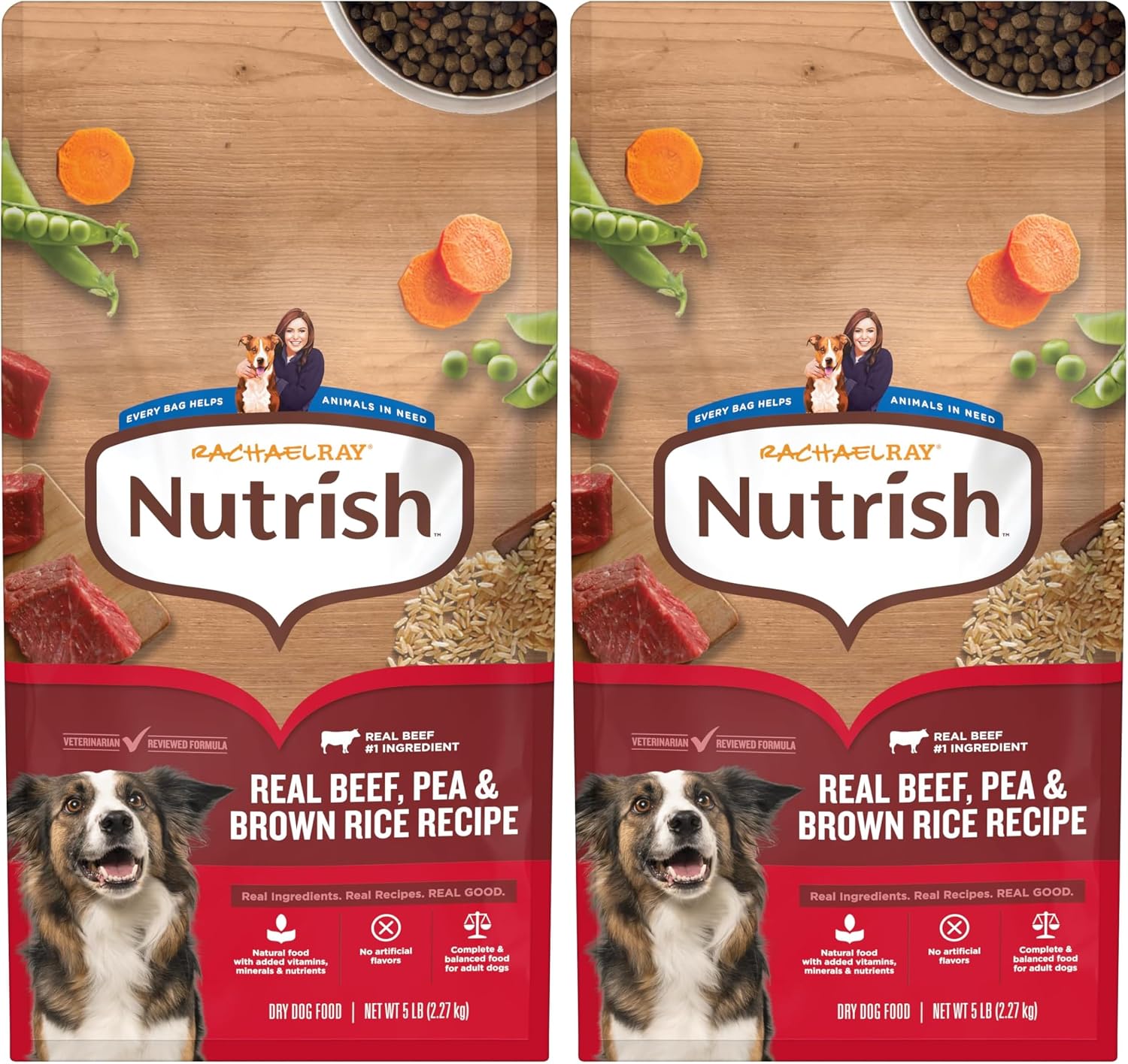 Nutrish Dry Dog Food, Beef, Pea & Brown Rice, 28 lb. Bag (Rachael Ray)