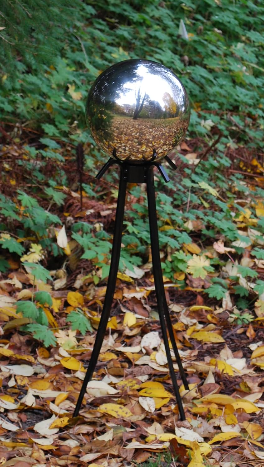 Echo Valley 8100 10-Inch Glass Gazing Globe, Mirror Finish, Blue