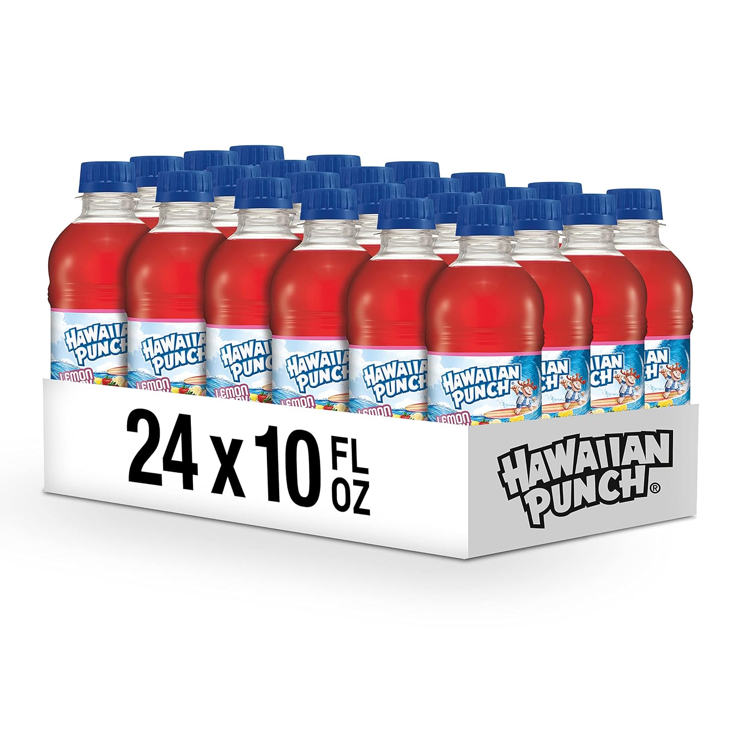 Hawaiian Punch Polar Blast Fruit Juice Drink, 10 Fl Oz Bottles, 24 Count (4 Packs Of 6), Ready-to-drink, On-the-go, Caffeine-free, Carbonation-free, Gluten-free, Excellent Source Of Vitamin C