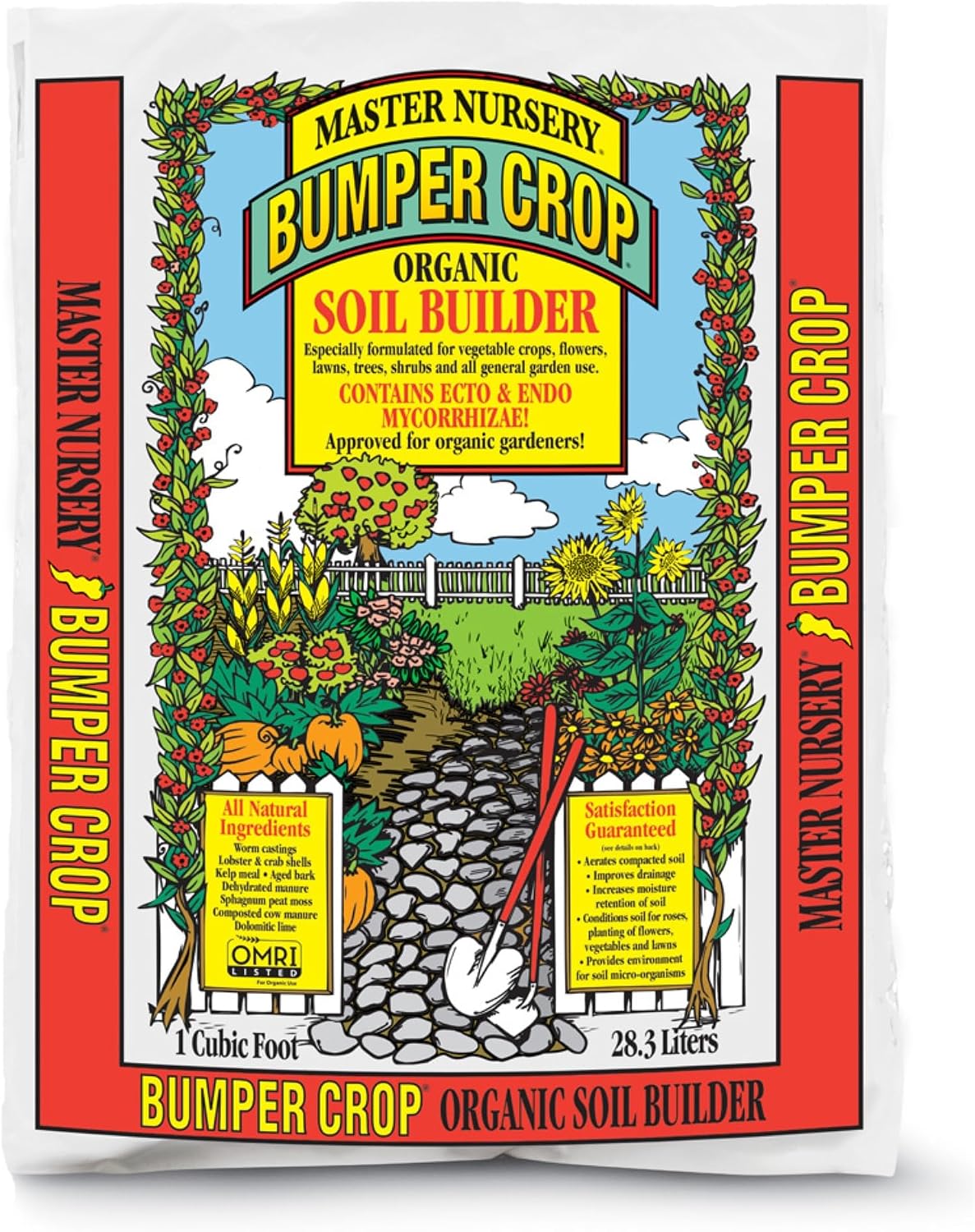 Coast of Maine Organic Bumper Crop Soil Builder, 1 Cubic Foot