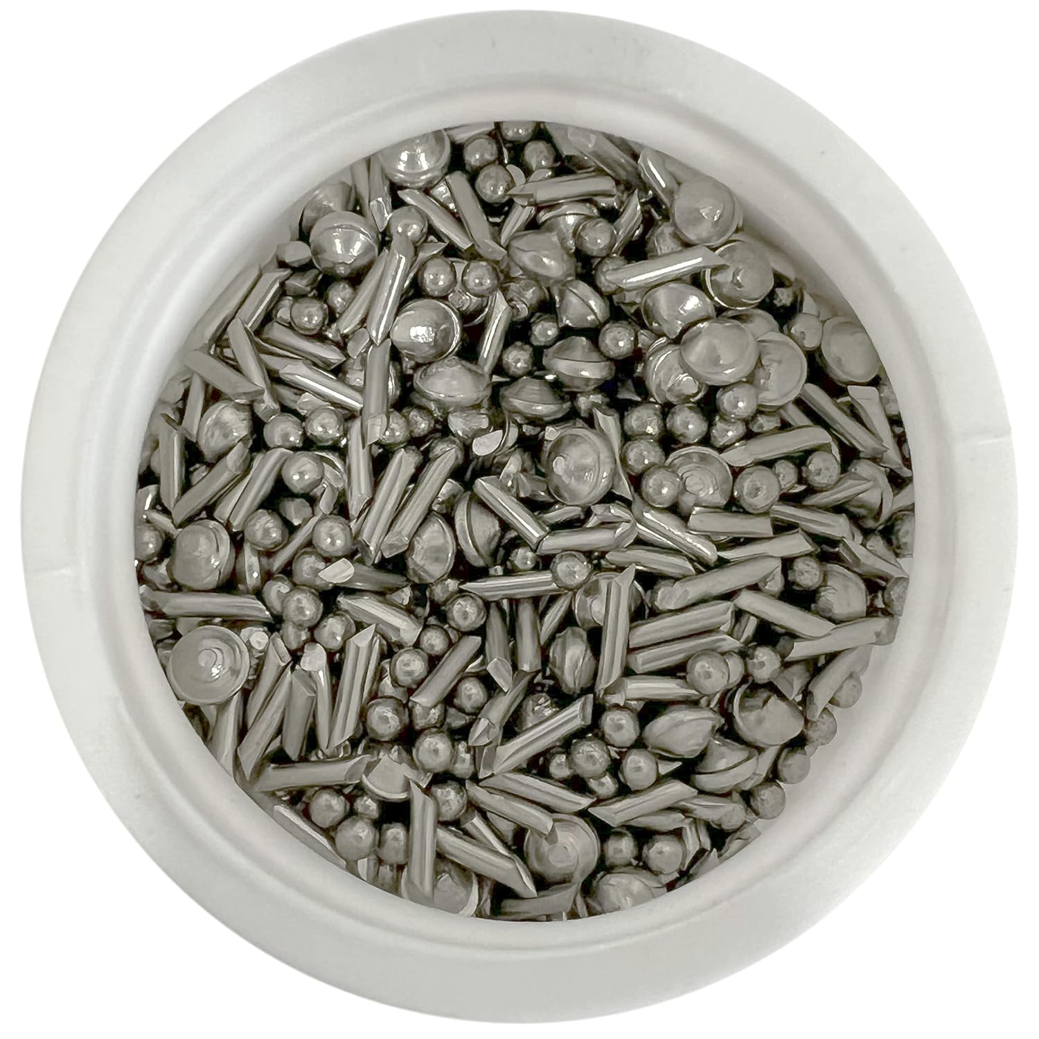 Jewellers Tools Mixed Stainless Steel Media Bearings Shot Tumbling Tumbler Polishing Metal 1Kg Multicolor